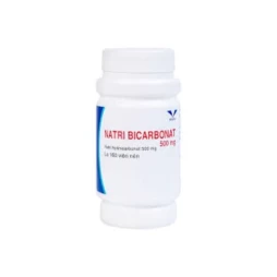 Natri bicarbonat 500mg - Thuốc điều trị nhiễm toan chuyển hóa